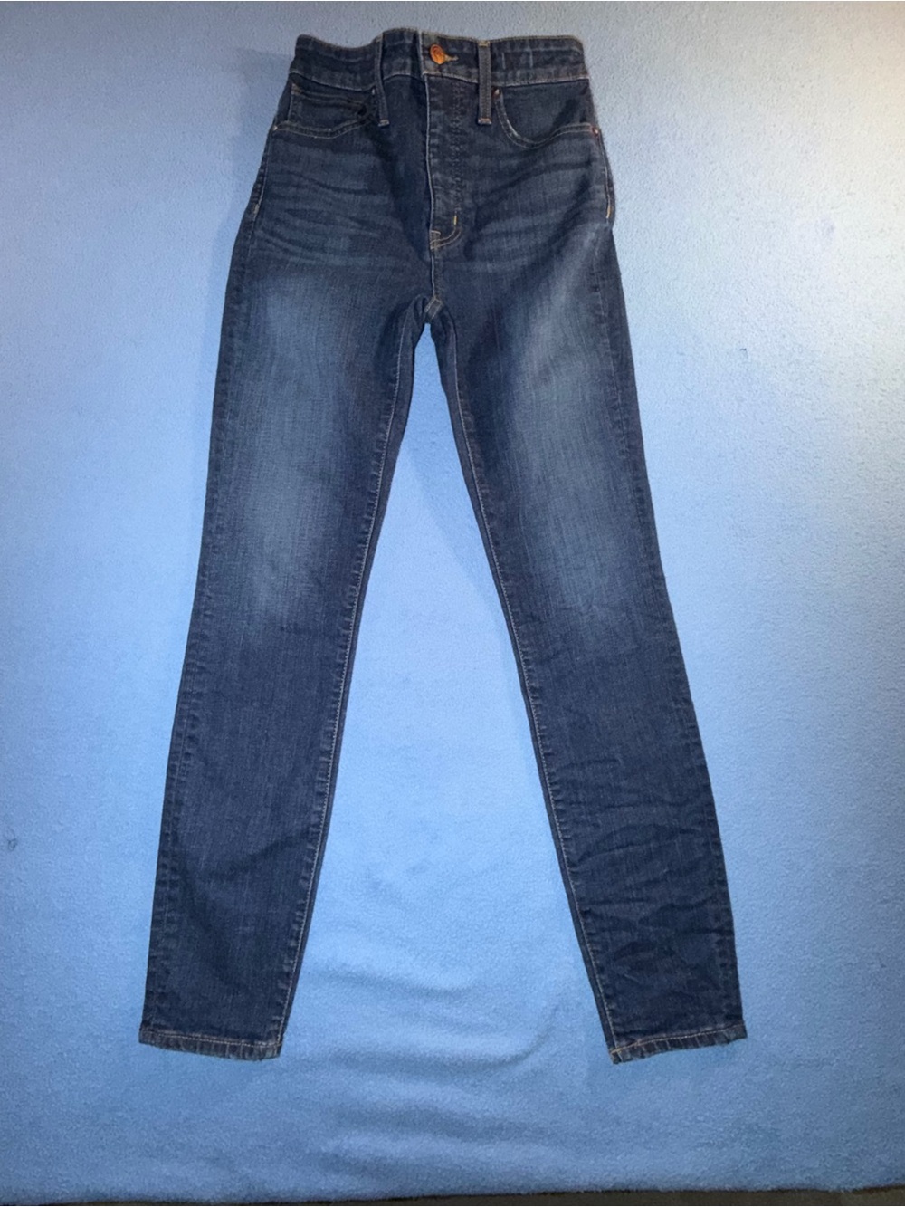 Madewell Skinny Jeans in Dark Blue Wash